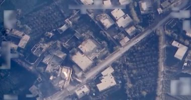 أول فيديو للضربة الجوية العراقية لمواقع داعش فى سوريا